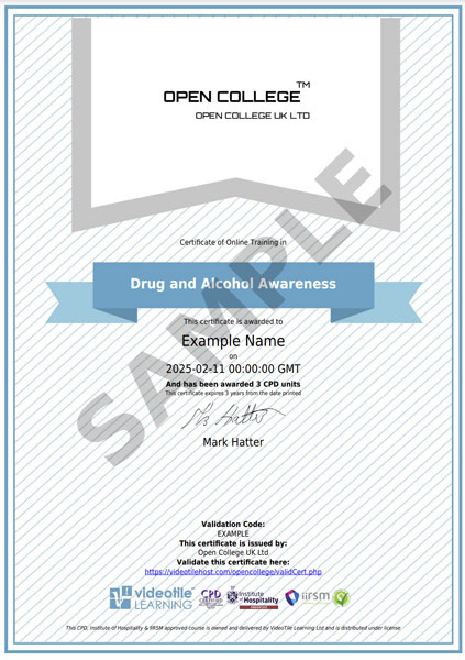 Drug and Alcohol Awareness
